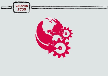 spare parts iconのイラスト素材