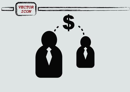 Business strategy icon, business concept icon, vector illustration.のイラスト素材