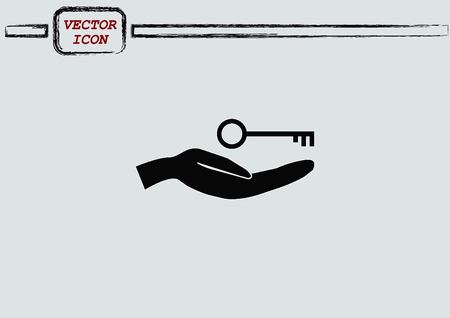 Pictograph of key iconのイラスト素材