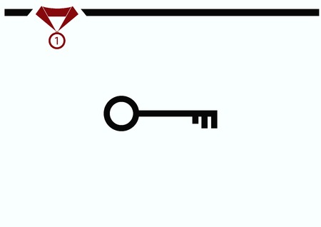 Pictograph of key iconのイラスト素材