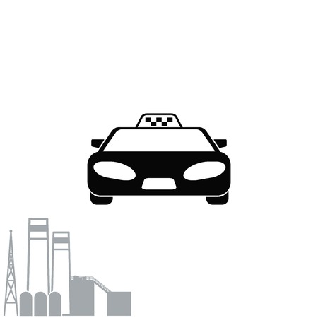 Taxi iconのイラスト素材