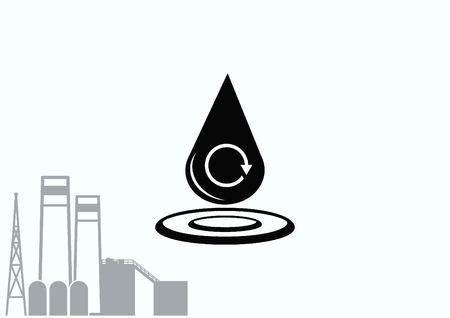 Droplet iconのイラスト素材
