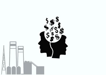 Business strategy icon, business concept icon, vector illustration.のイラスト素材