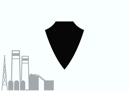 Shield protection iconのイラスト素材