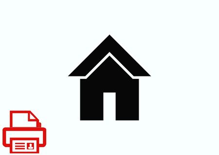 house icon, vector illustration.のイラスト素材
