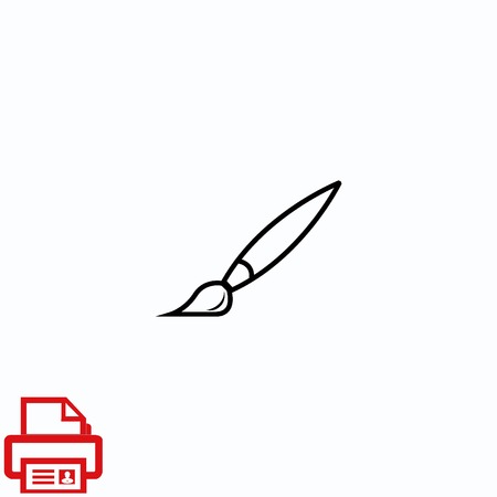 brush iconのイラスト素材