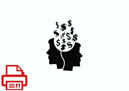 Business strategy icon, business concept icon, vector illustration.のイラスト素材