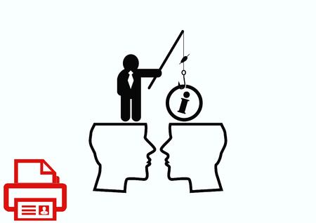 Business strategy icon, business concept icon, vector illustration.のイラスト素材