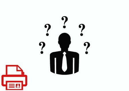 faq icon, question icon.のイラスト素材