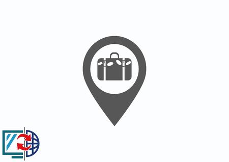 Navigator Guide itinerary iconのイラスト素材