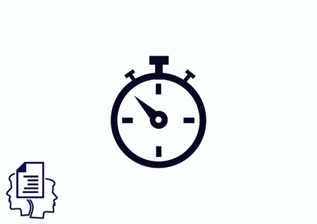 Clock iconのイラスト素材