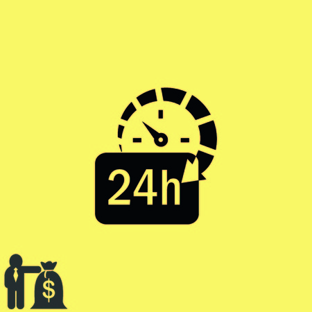 Clock iconのイラスト素材