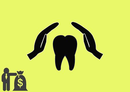 Dentistry, dental treatment  iconのイラスト素材