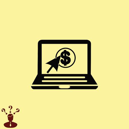 Internet banking icon.のイラスト素材