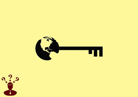 Pictograph of key iconのイラスト素材