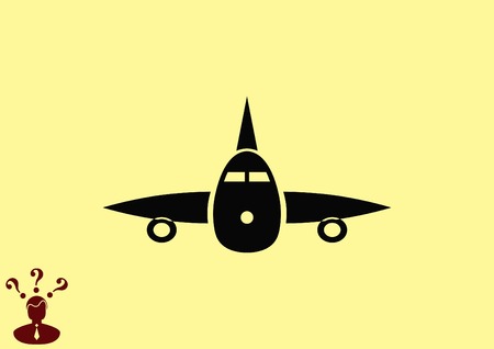 Aircraft iconのイラスト素材