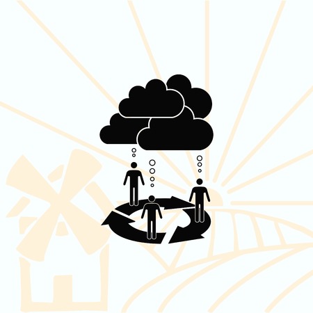 Friendship iconのイラスト素材