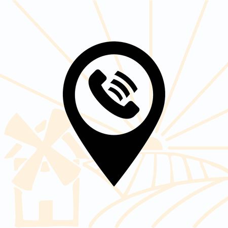 Navigator Guide itinerary iconのイラスト素材