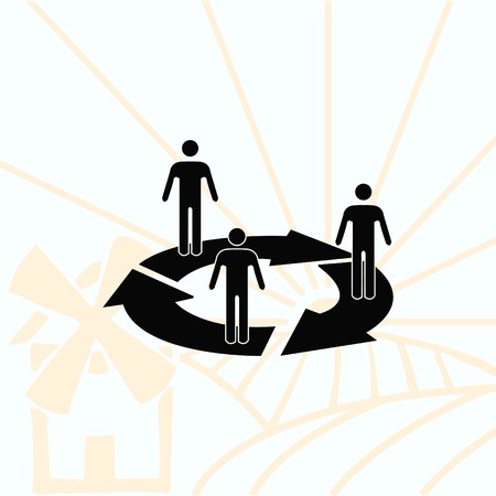 Friendship iconのイラスト素材