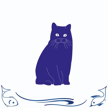 Cat iconのイラスト素材