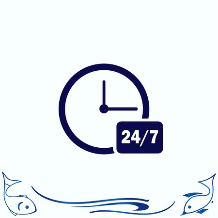 Clock iconのイラスト素材