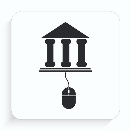 Internet banking icon.のイラスト素材