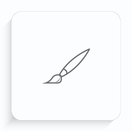 brush iconのイラスト素材