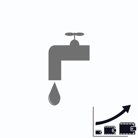 Droplet iconのイラスト素材