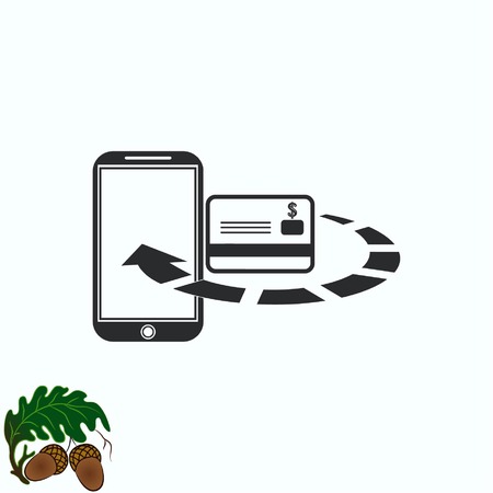 Internet banking icon.のイラスト素材