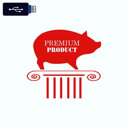 Vector icon of Meatのイラスト素材