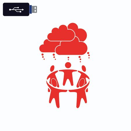 Friendship iconのイラスト素材