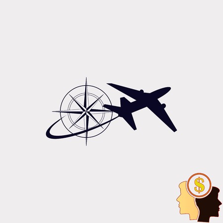 Aircraft iconのイラスト素材