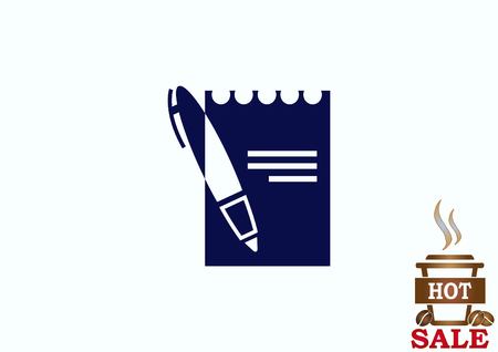 Pencil writing icon.のイラスト素材