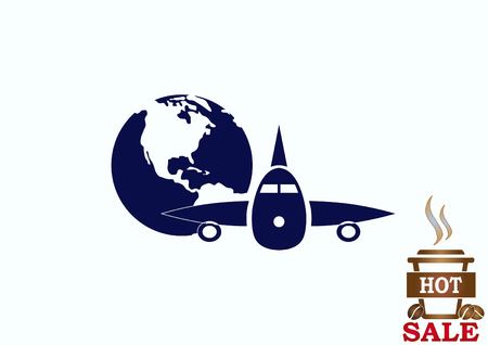 Aircraft iconのイラスト素材