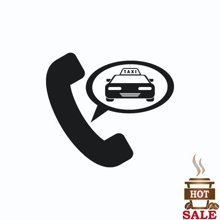 Taxi iconのイラスト素材