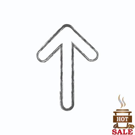 Arrow indicates the direction iconのイラスト素材