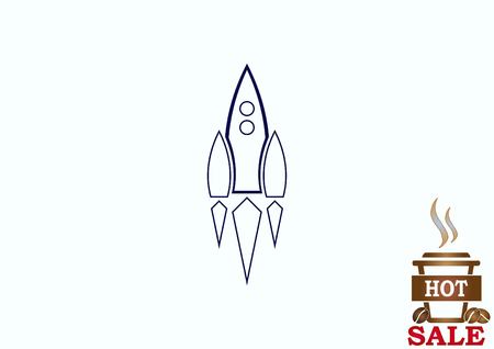Rocket iconのイラスト素材