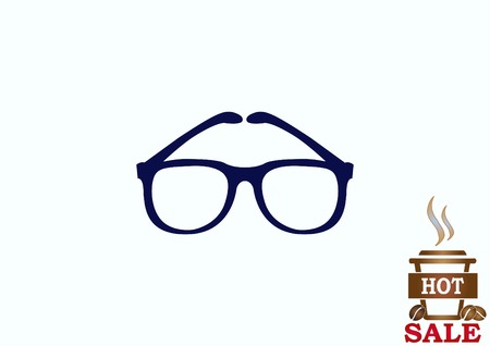 Glasses iconのイラスト素材