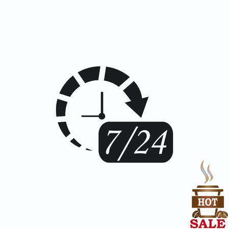 Clock iconのイラスト素材