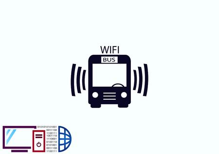 Bus iconのイラスト素材