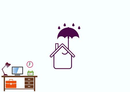 house icon, vector illustration.のイラスト素材