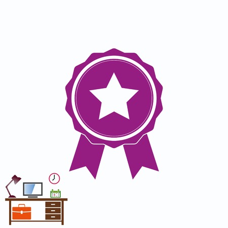 Medal, reward, honor  iconのイラスト素材