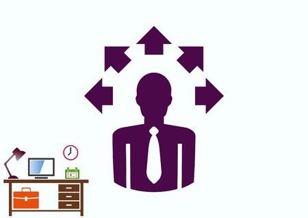 Business strategy icon, business concept icon, vector illustration.のイラスト素材