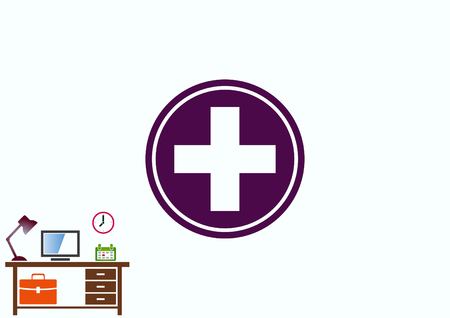 Plus iconのイラスト素材