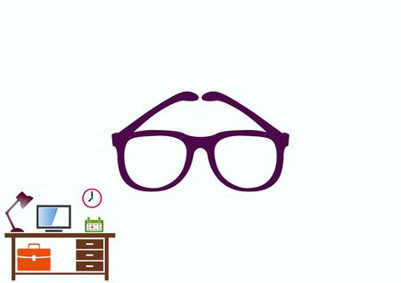 Glasses iconのイラスト素材