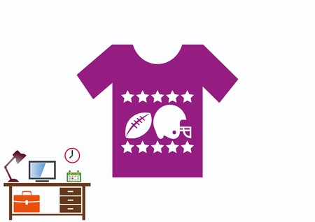 Equipment  American Football And Rugby iconのイラスト素材