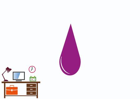 Droplet iconのイラスト素材