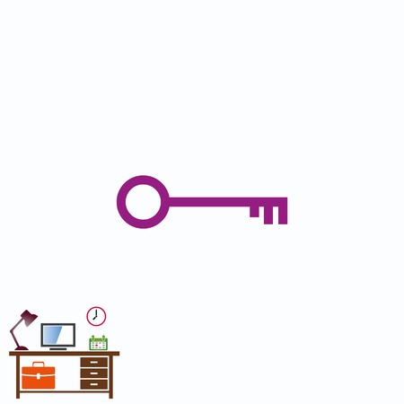 Pictograph of key iconのイラスト素材