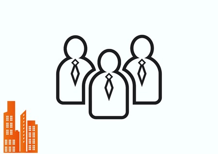 Business strategy icon, business concept icon, vector illustration.のイラスト素材