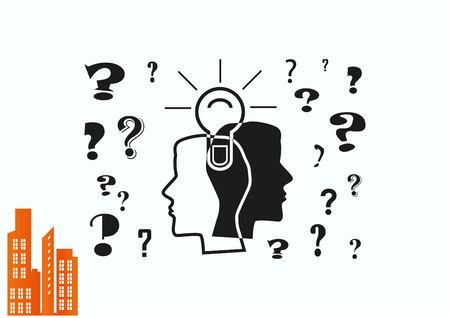 faq icon, question icon.のイラスト素材
